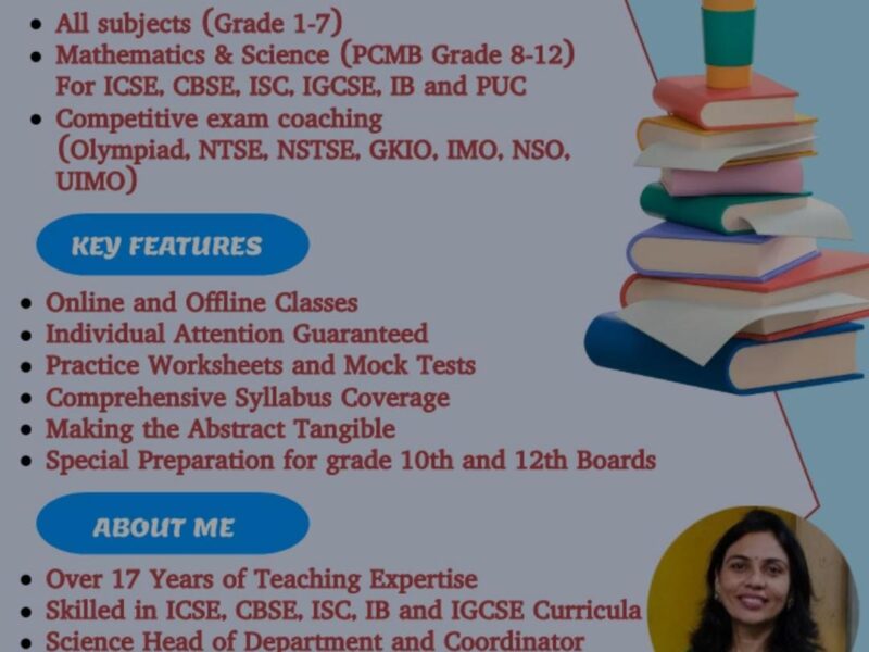 Tuition classes (Online and offline)